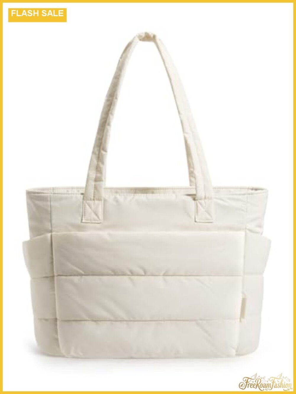 Lightweight Puffer Tote Bag for Women Work Laptop Shoulder Handbag Taslan